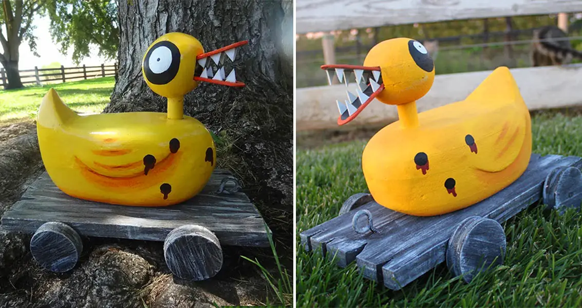 evil toy duck