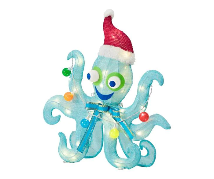 light-up christmas octopus led