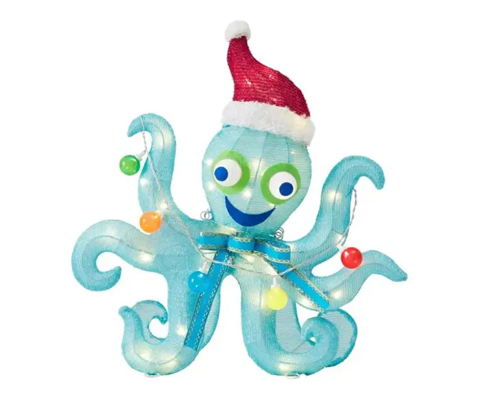 light-up christmas octopus