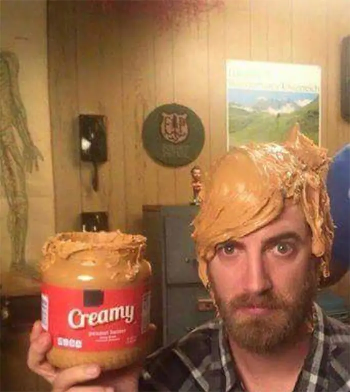 strange things peanut butter hair