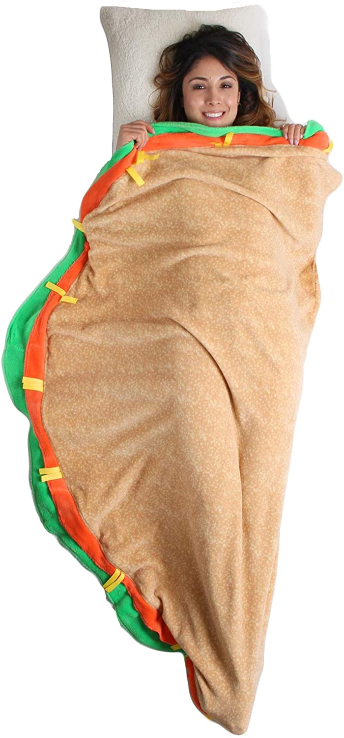 taco sleeping bag blanket