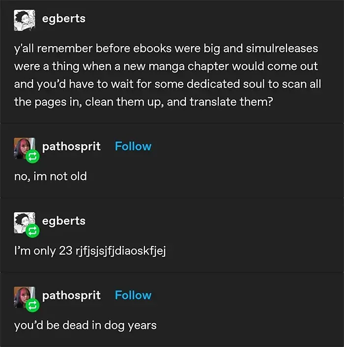 technically true dead in dog years
