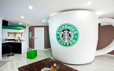 Coffee Lovers Can Now Sleep Inside A Giant Starbucks Mug