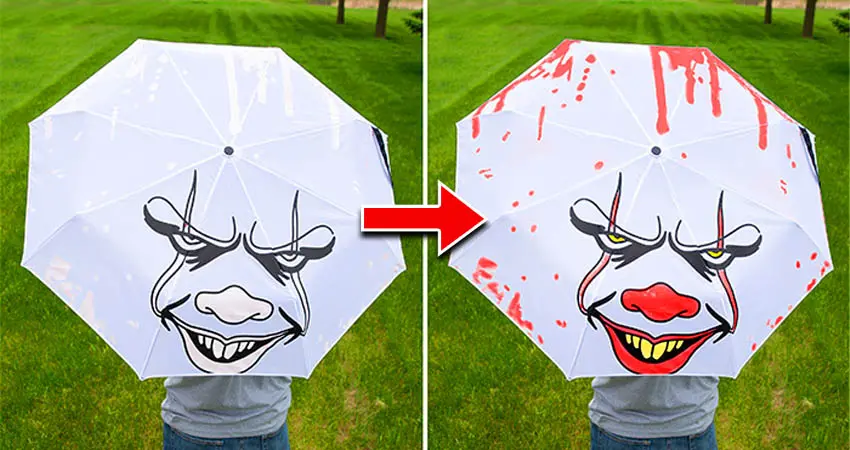 Color-Changing Pennywise Umbrella