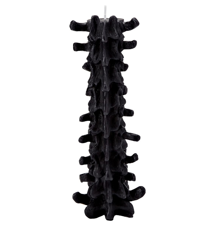 black spine candles realistic detailing