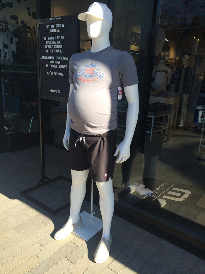 funny mannequin beer belly