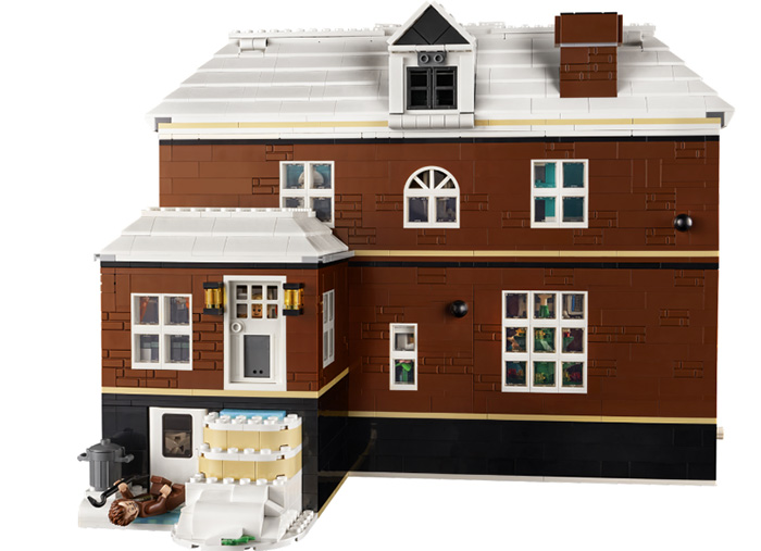 home alone lego set mccallister house back side detail