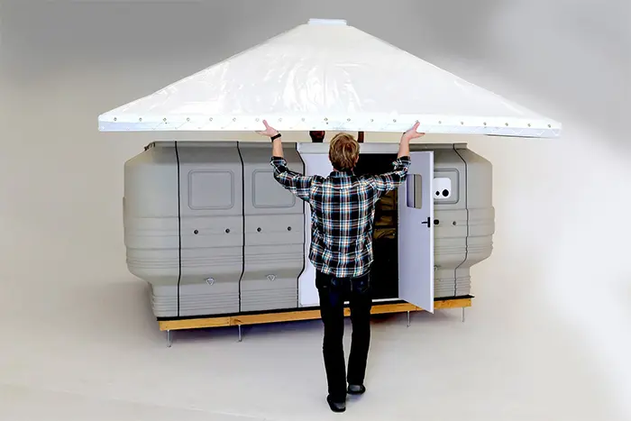 lightweight modular shelter