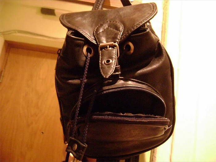 faces everywhere angry bag