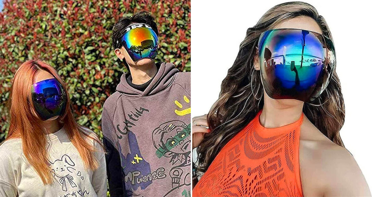 These FullFace Sunglasses Protect Your Whole Face From The Sun