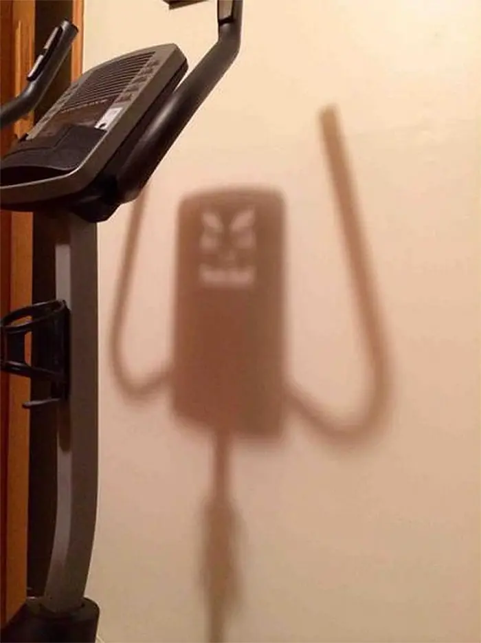 funny pareidolia angry treadmill