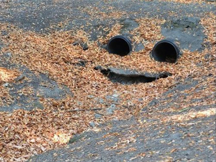 funny pareidolia underground pipes