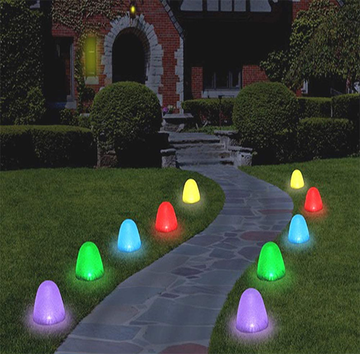 led gumdrop lights christmas pathway