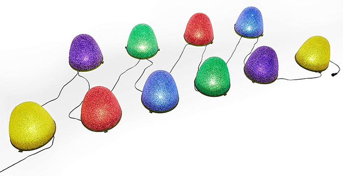led gumdrop lights multi-colored