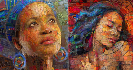mosaic portraits