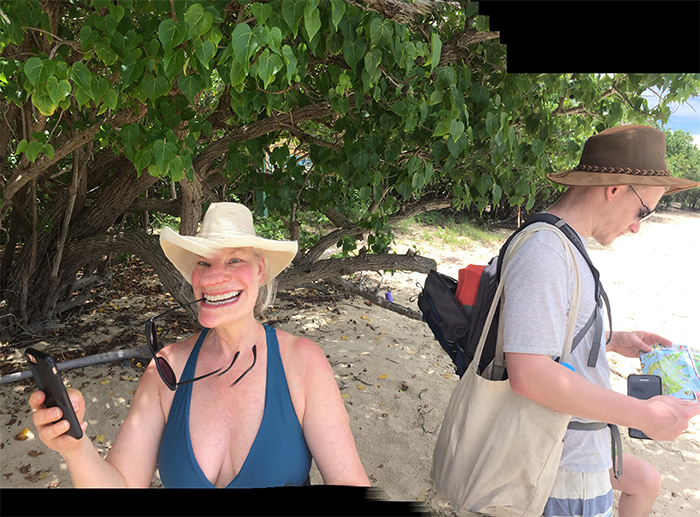 panoramic photo fail woman troll face