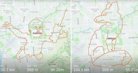 Strava drawings