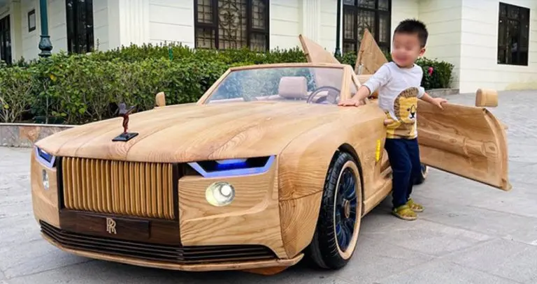 Wooden rolls royce
