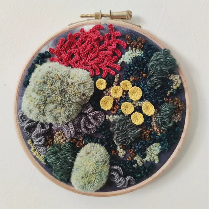beautiful embroidery corals