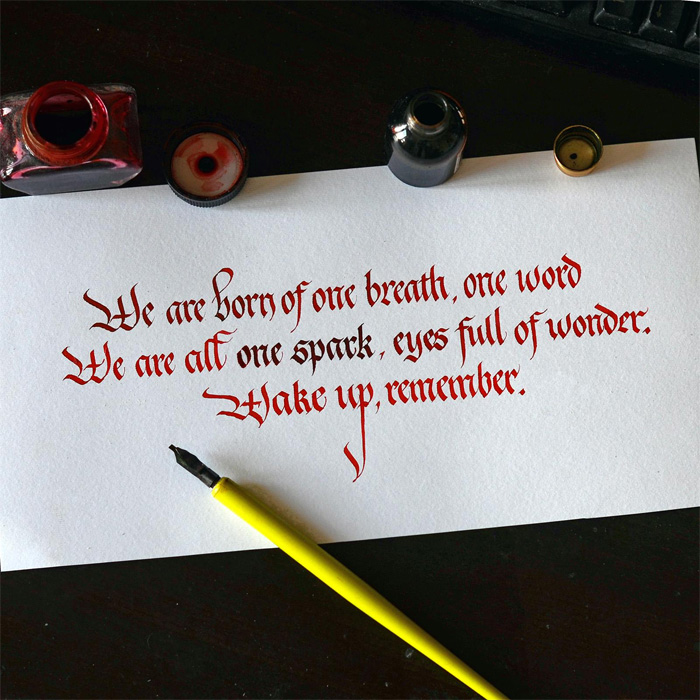 calligraphy quotes