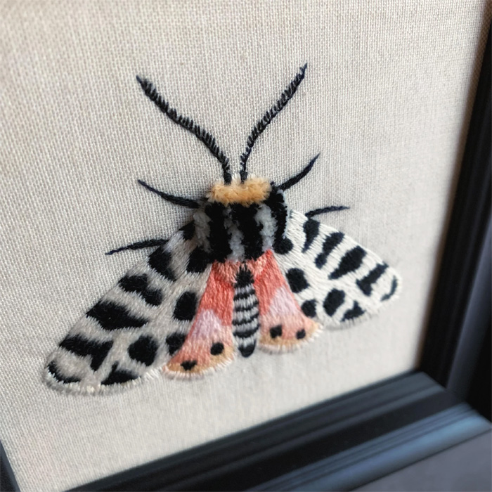 creative needlecraft moth