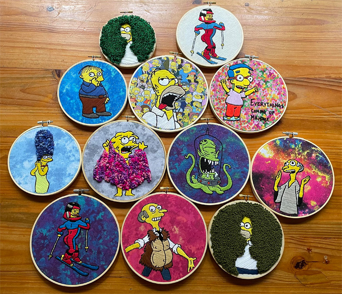 creative needlecraft the simpsons