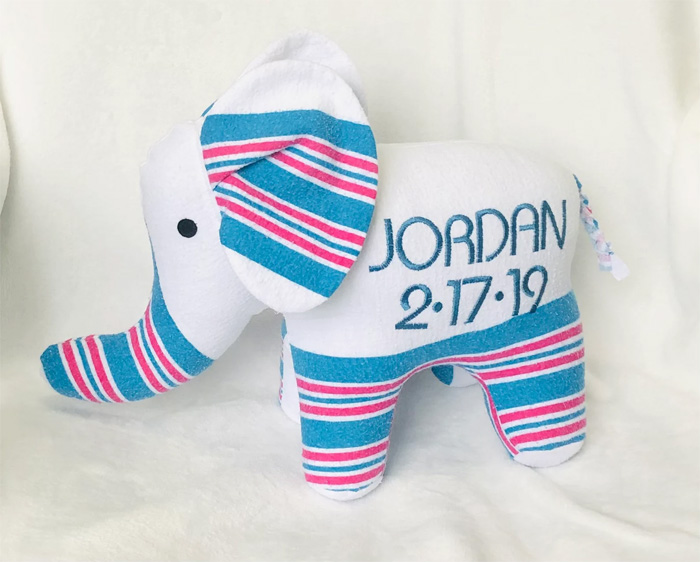 hospital blanket plush elephant