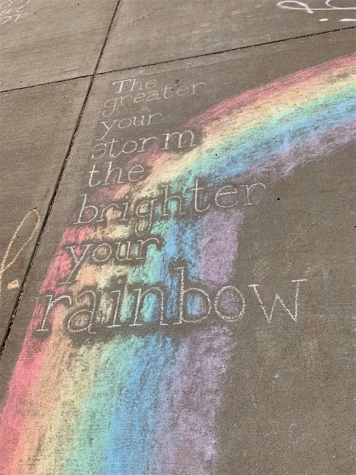 perfect handwriting street chalk art