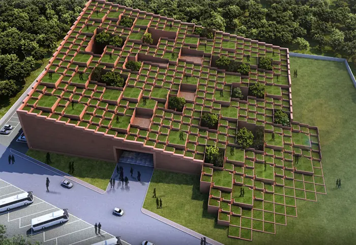 green roof university building