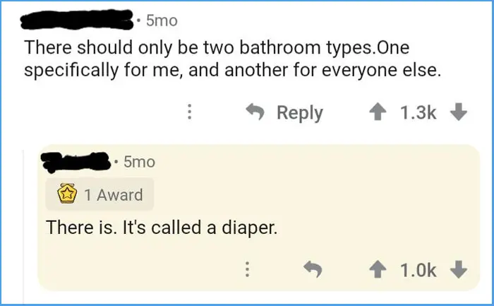 savage answers diaper