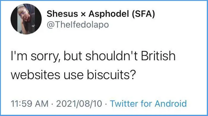 savage comments british cookies