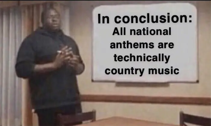 technically true national anthems