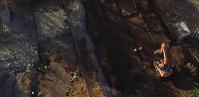 winkelsteeg excavation site nijmegen netherlands