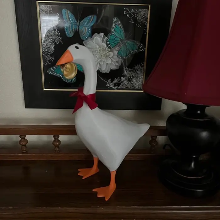 3d printed magnetic goose statue