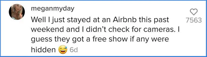 airbnb hidden cameras comment meganmyday