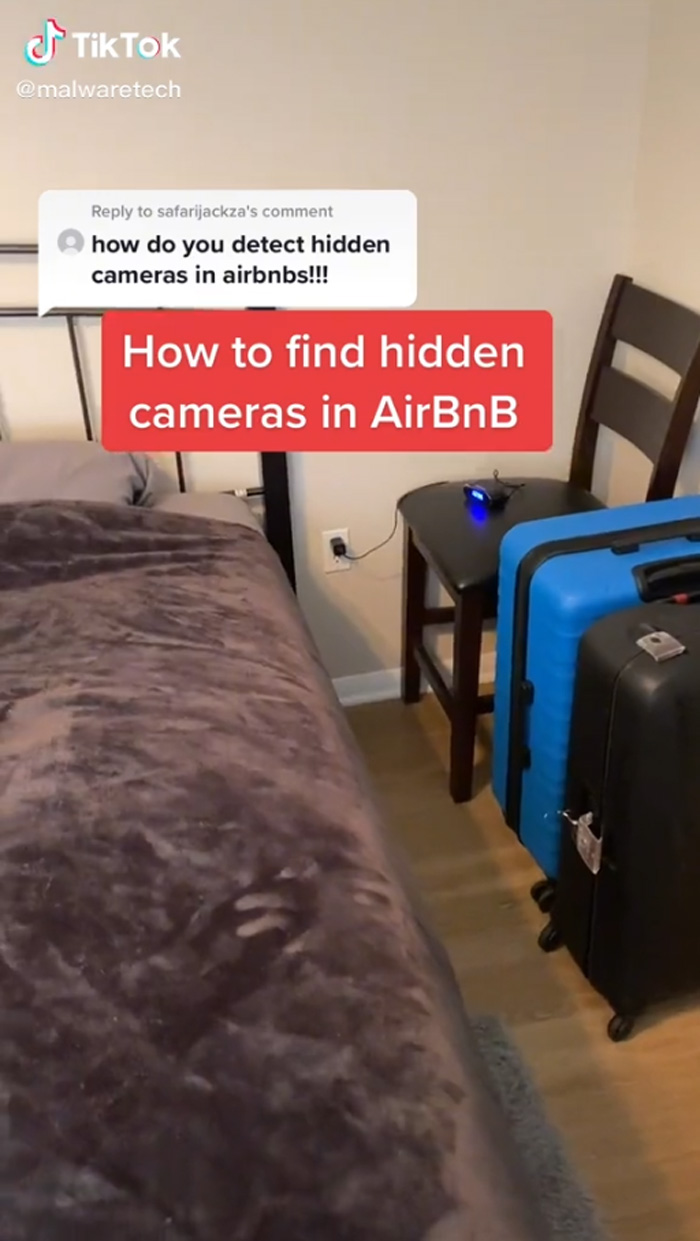 how to find hidden cameras in airbnb