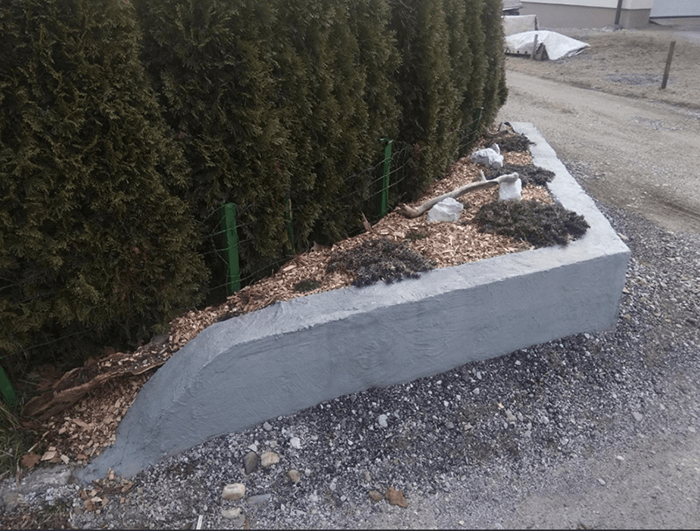 neighbors running over fence revenge story concrete fence