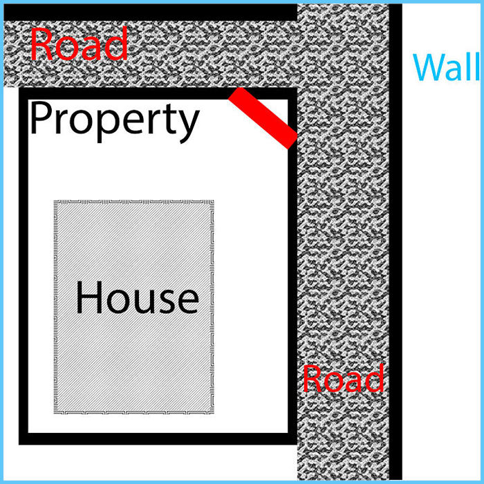 neighbors running over fence revenge story property line diagram