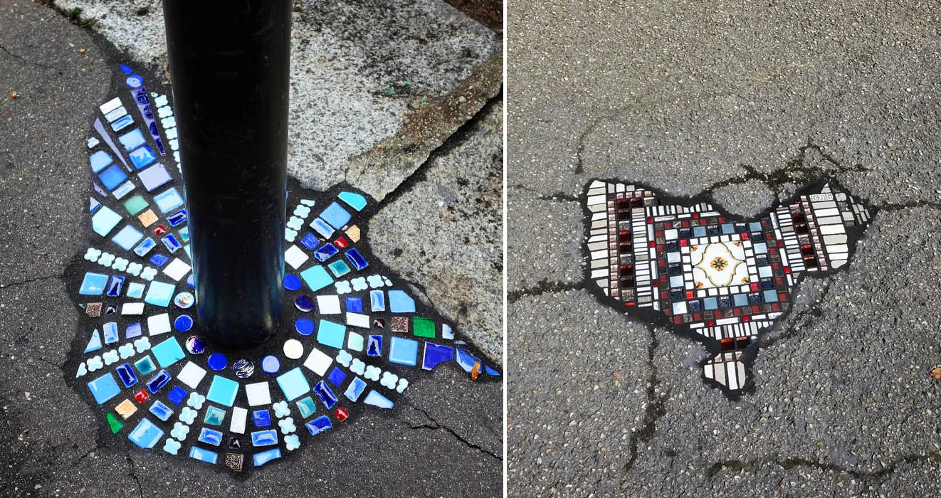 pavement mosaic repair