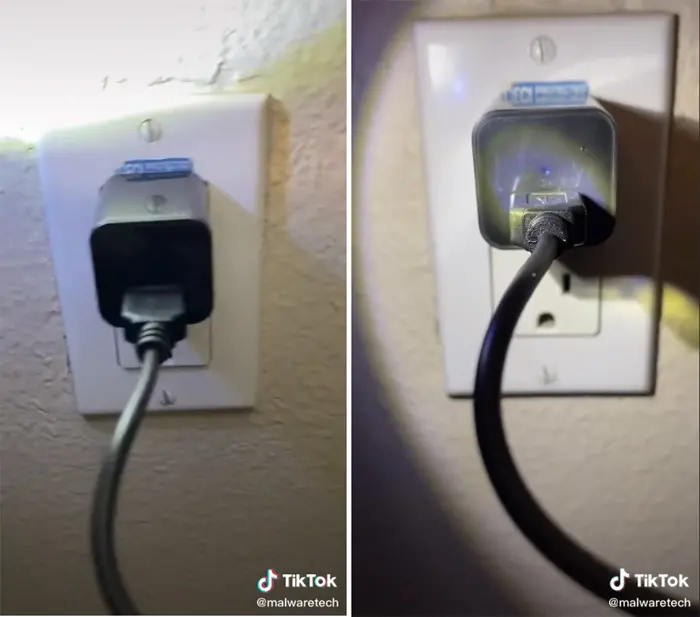 wall charger spy cam