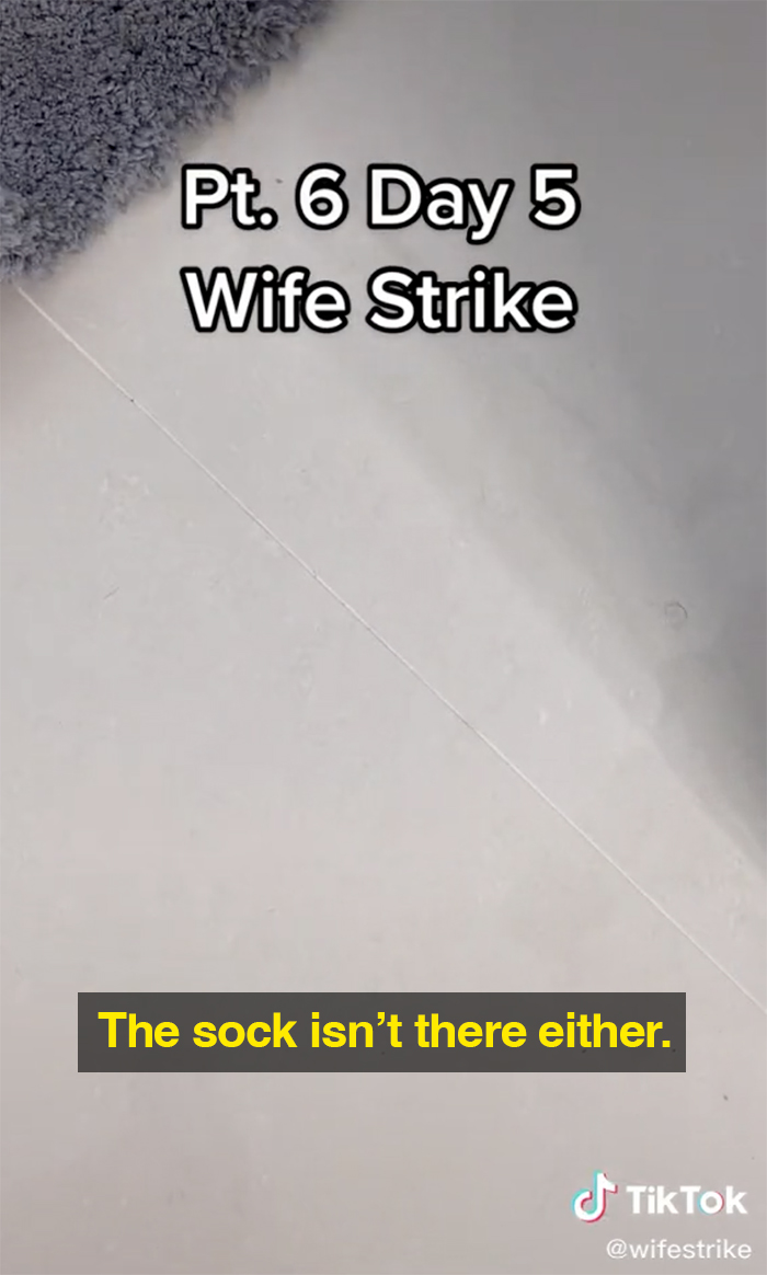 wife strike clean floor
