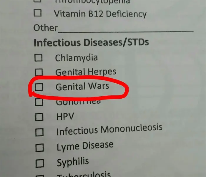 worst misspellings genital wars