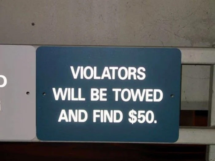 worst spelling mistakes towed and find
