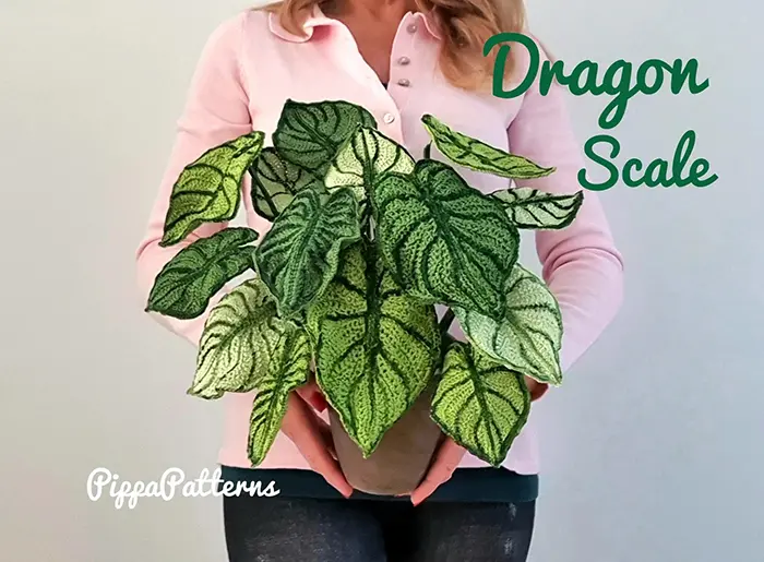 crochet dragon scale