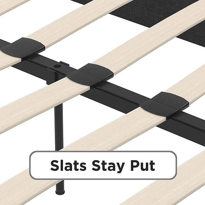 space-saving platform bed dimensions wooden slat system