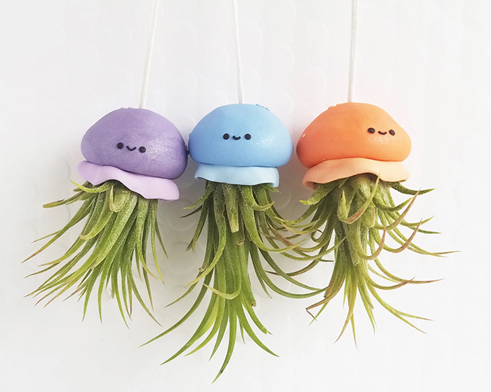 funusualsuspects jellyfish planter set