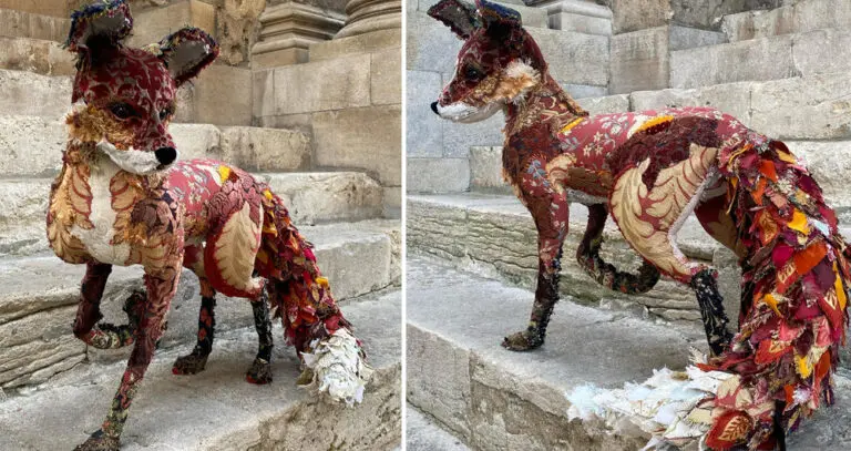 Textile Animal Sculptures