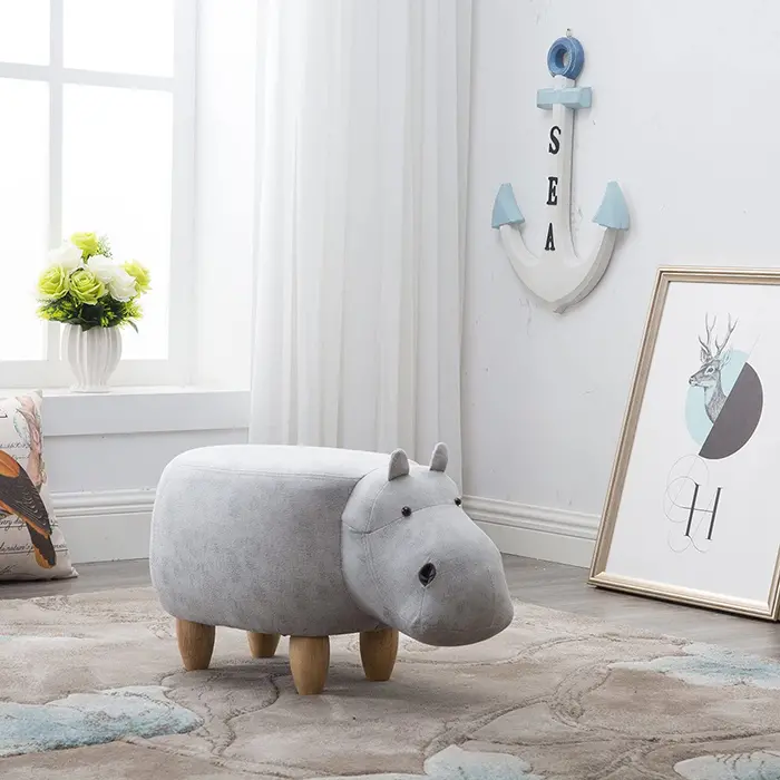 hippopotamus ottoman nursery furniture