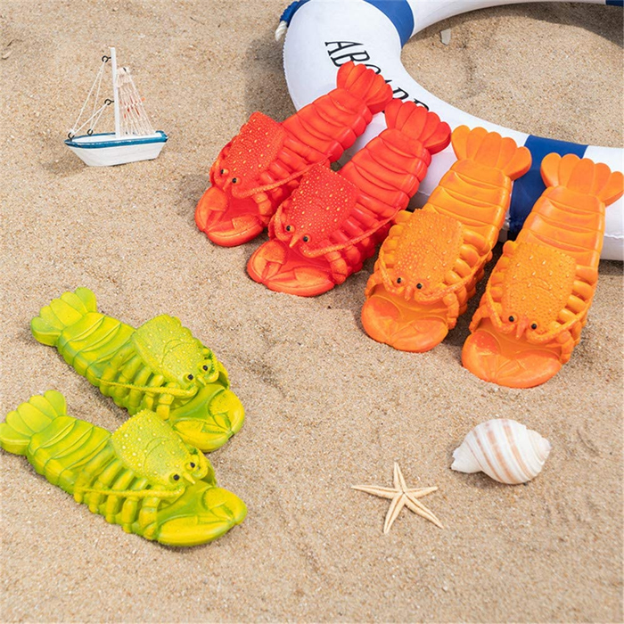 lobster-shaped sandals flip flops