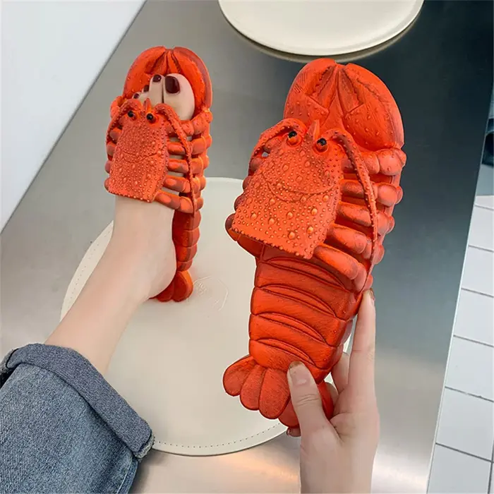 lobster-shaped sandals